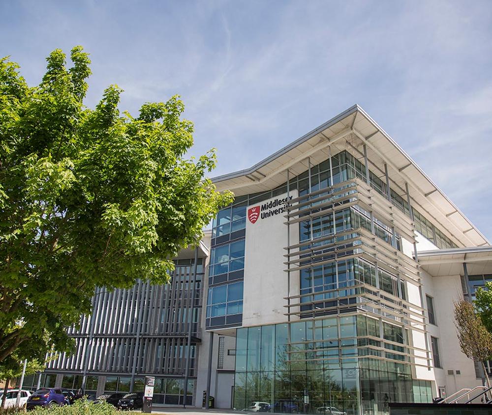 The Sheppard library on a sunny day