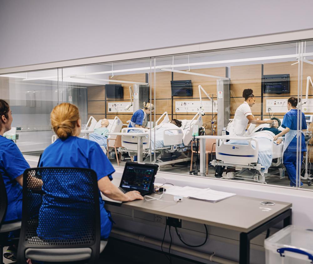 four bed hospital ward