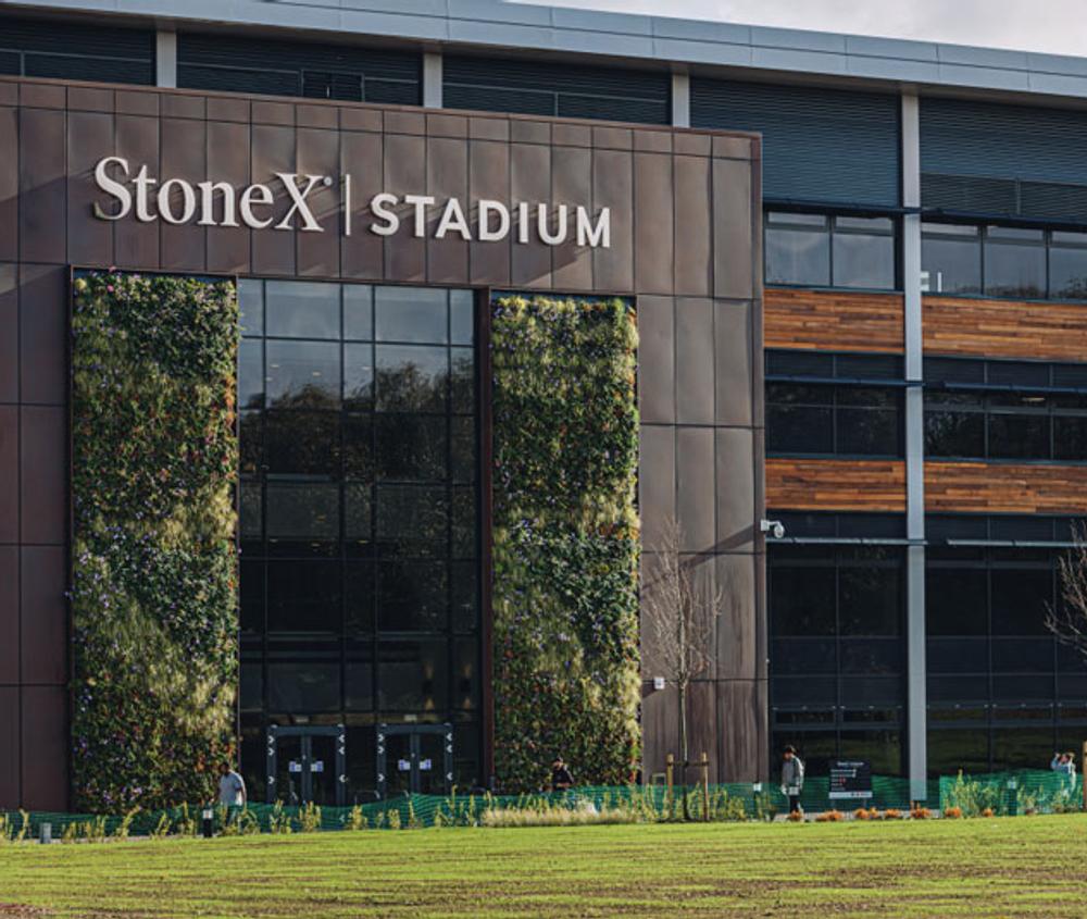 Entrance to the west stand at stonex stadium
