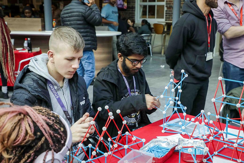 Students at STEM festival