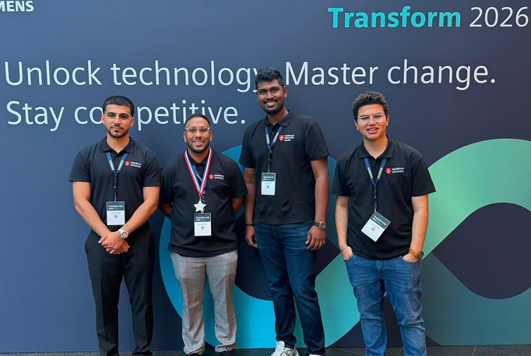 MDX students at Siemens Transform