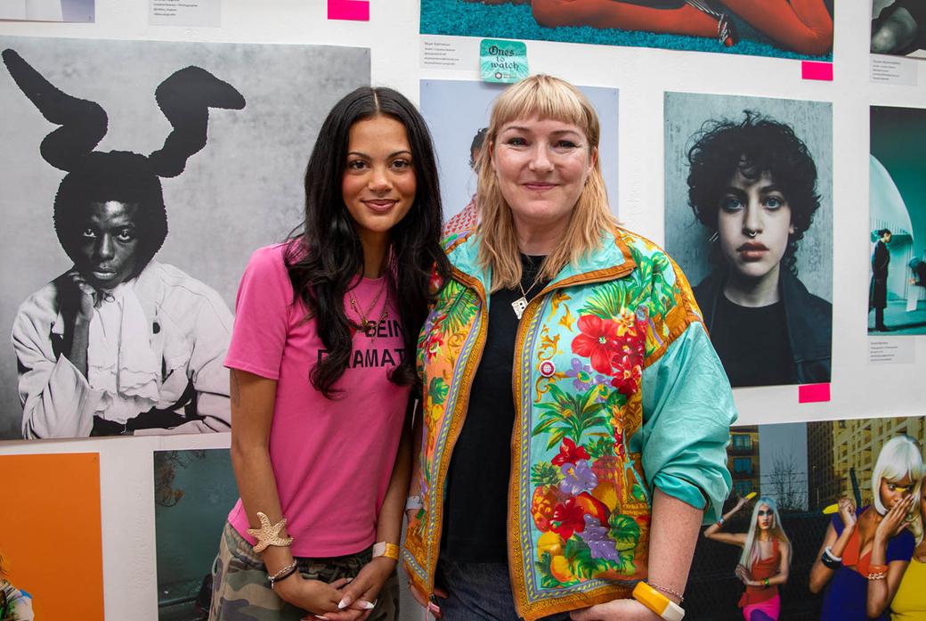 Skye Salmeron with Helen Delany