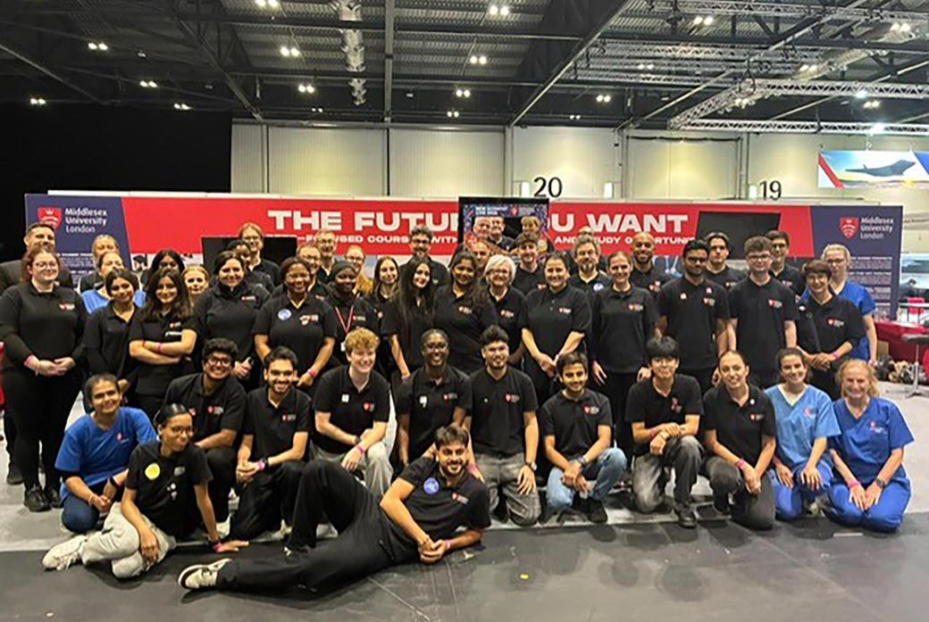 Team Middlesex at New Scientist Live