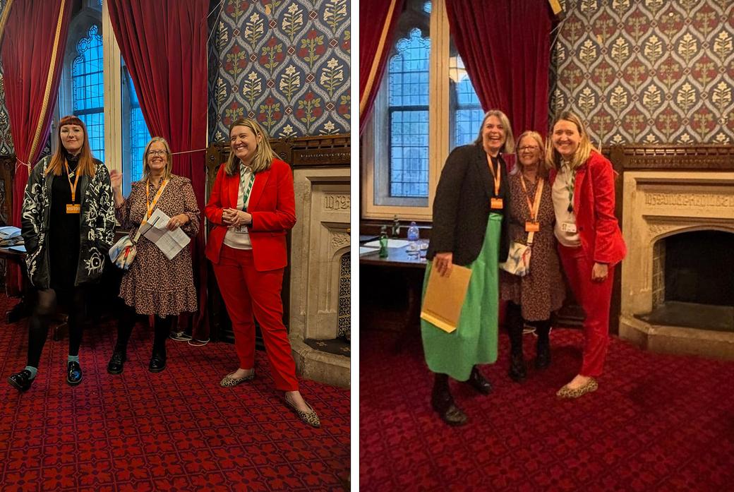Two MDX academics with MPs