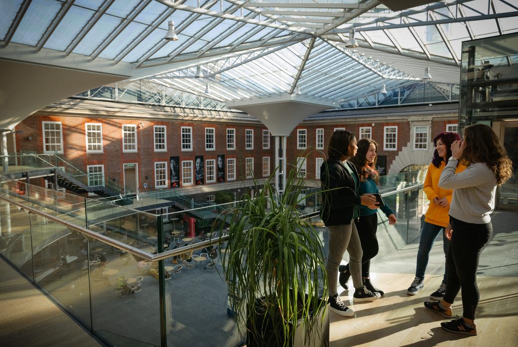 Students around campus