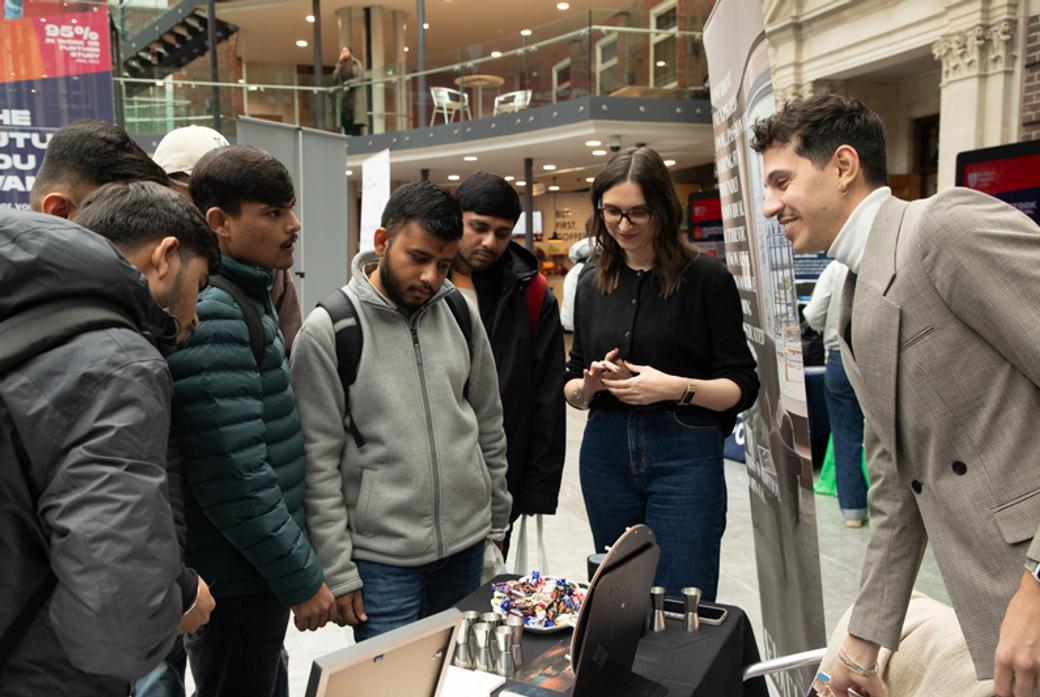 Students at Gradstock our flagship careers fair connecting them with employers from a wide range of industries and sectors.