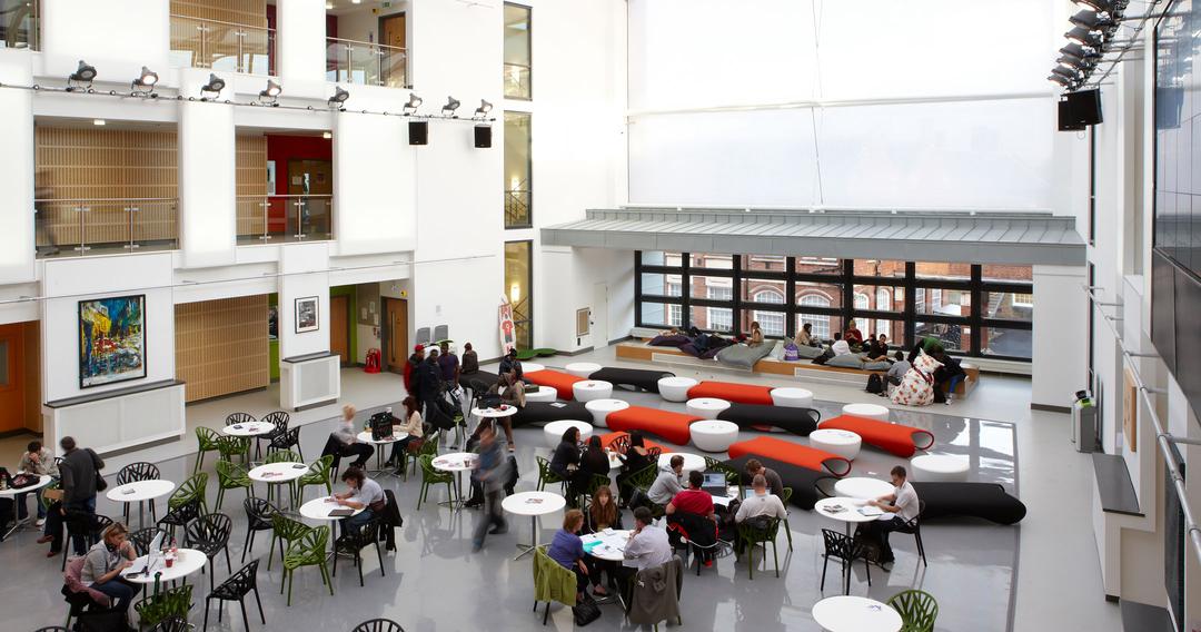 Grove building atrium in daytime