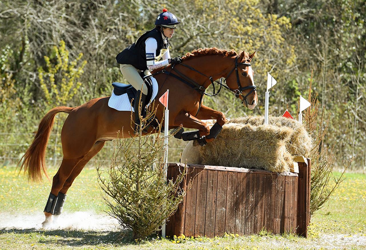 Hannah Willberry riding her horse