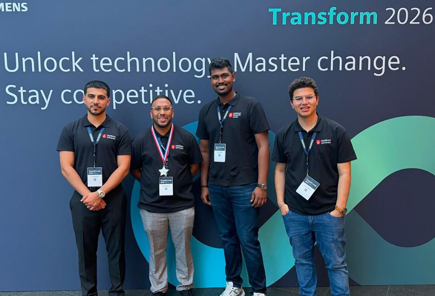 MDX students at Siemens Transform