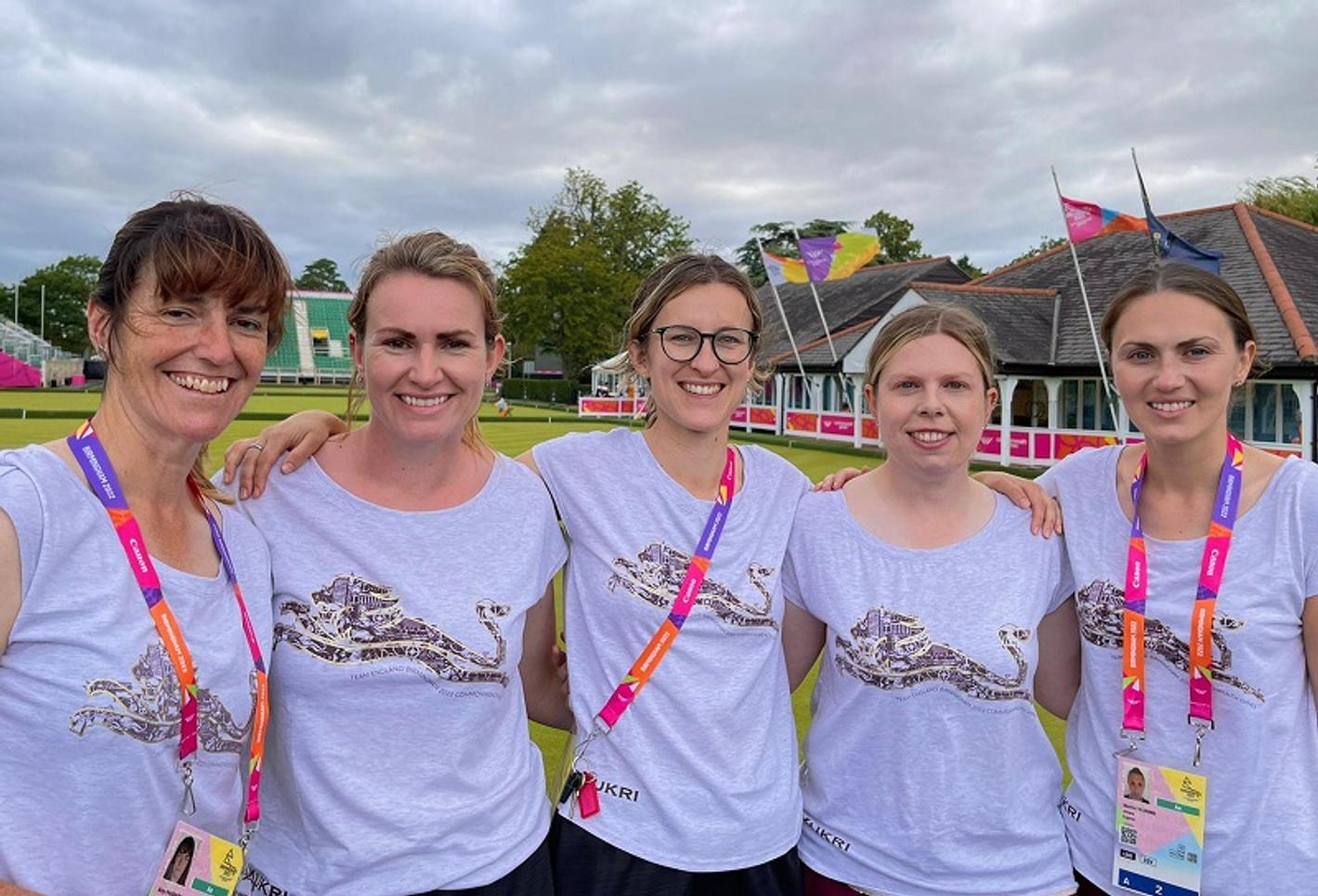 MDX PR Officer Sian Honnor is part of England's lawn bowls team.