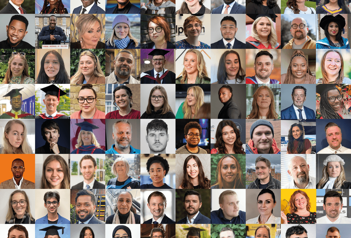 Lead 100 faces campaign image