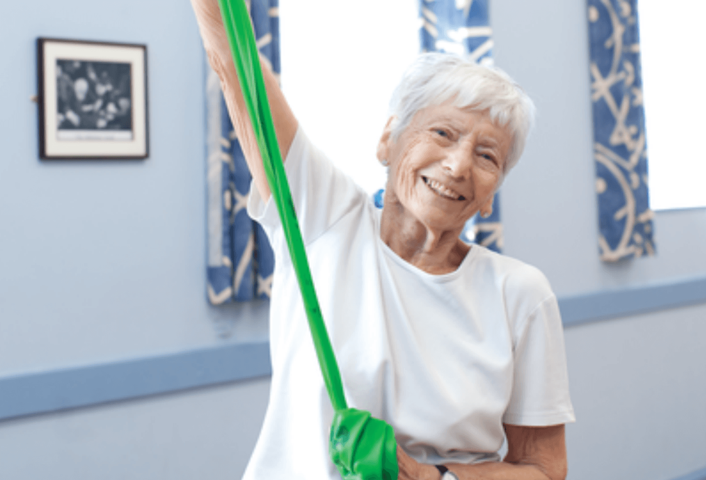 A lady posing for the picture