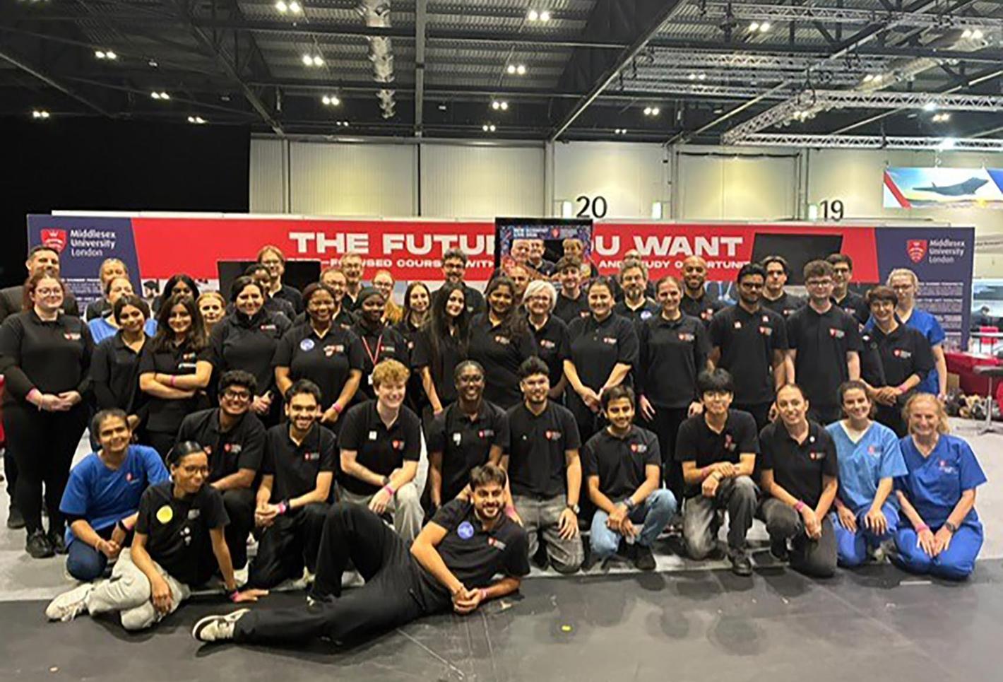 Team Middlesex at New Scientist Live