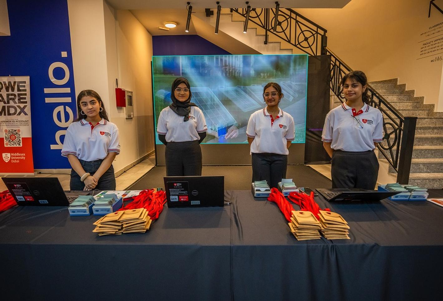 Delegates are welcomed to the Climate Law conference at Middlesex University's Dubai campus