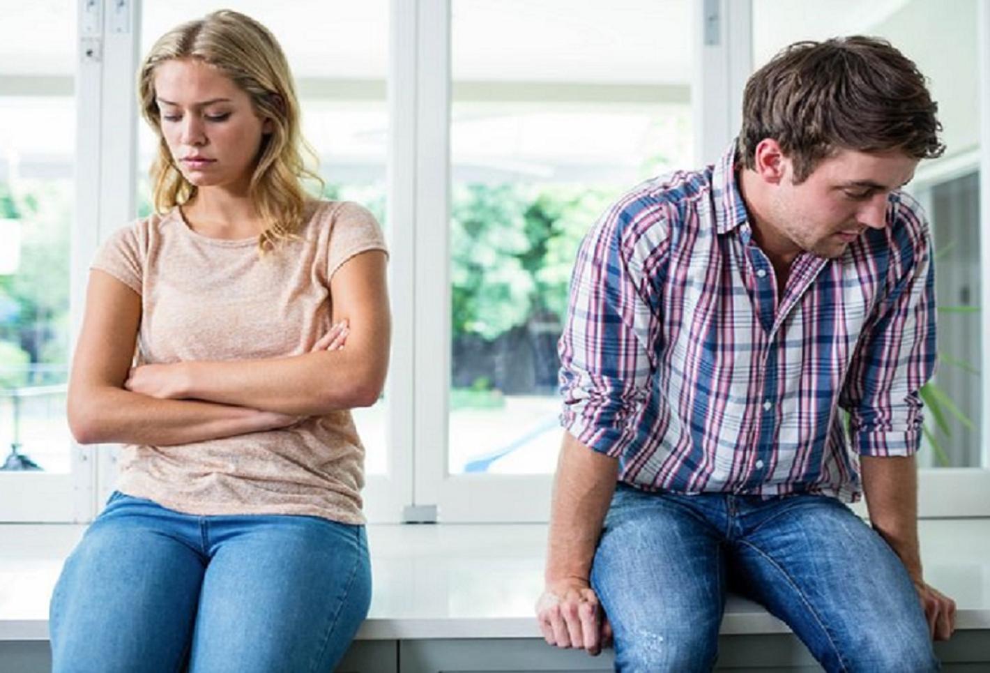 Couples fighting during coronavirus pandemic