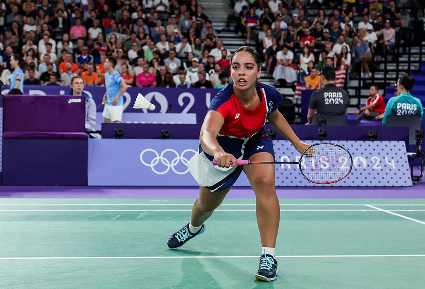 Middlesex dorsa student playing tennis at the olympics