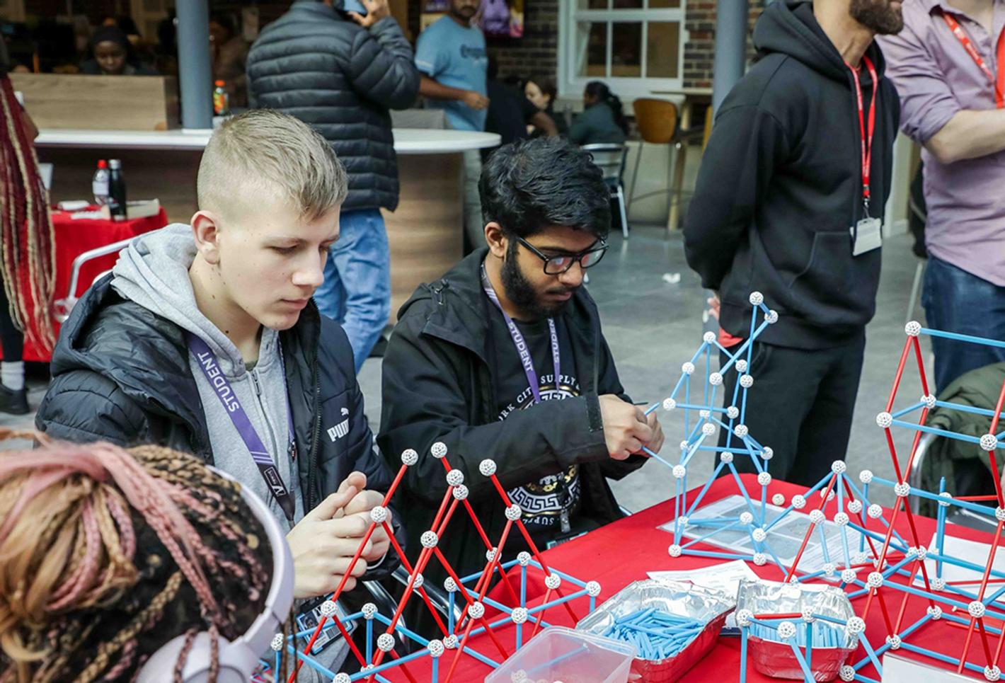 Students at STEM festival