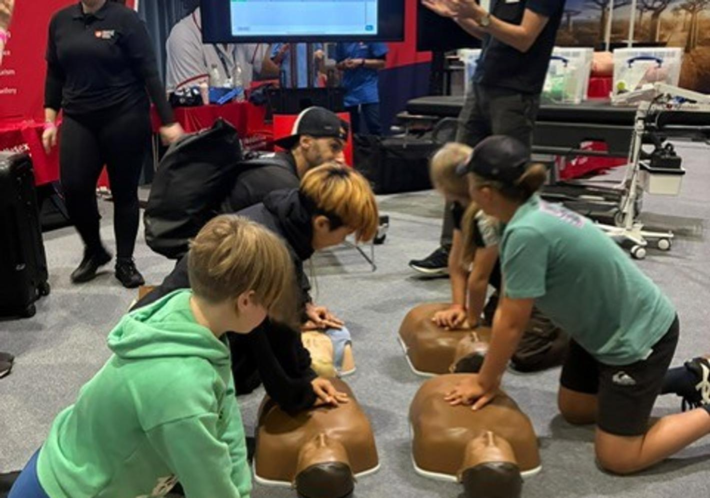 Pupils shown how to do CPR at New Scientist Live
