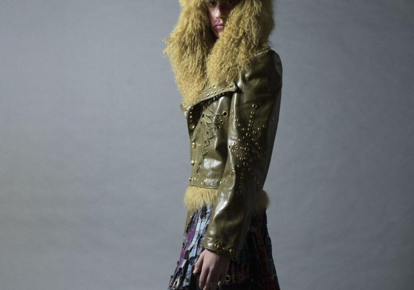 Man models fashion design