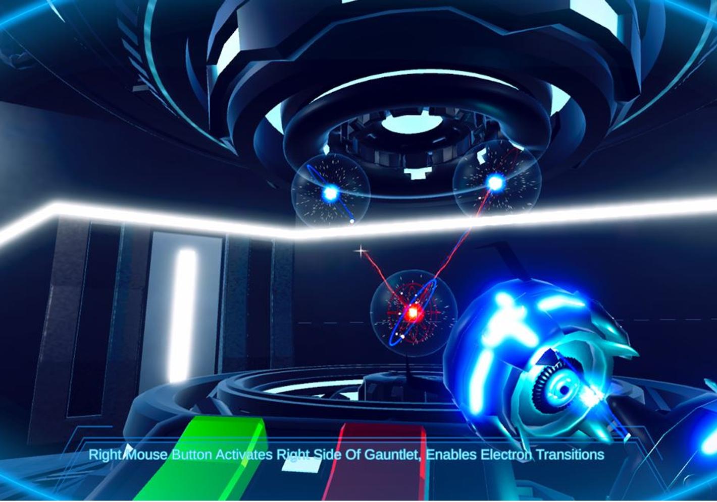 A still image of a game in a scientific setting
