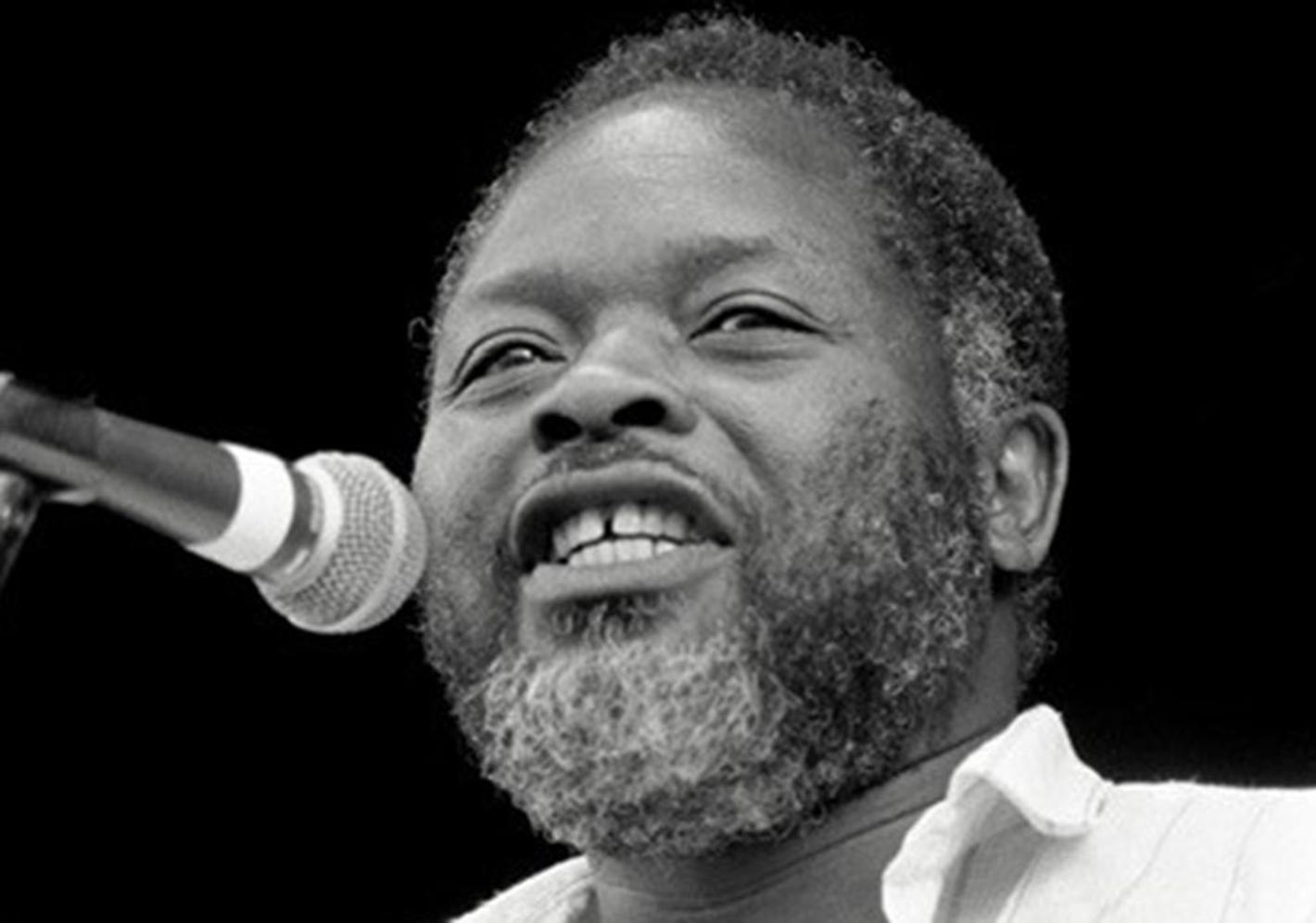 Bernie Grant speaking at public event