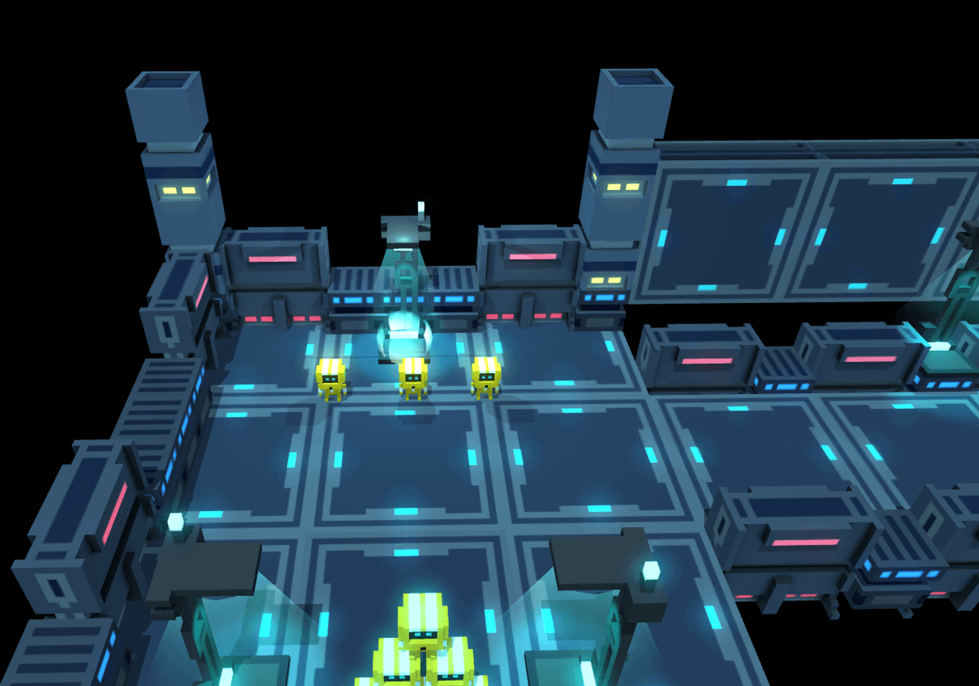 A still image of an animated game