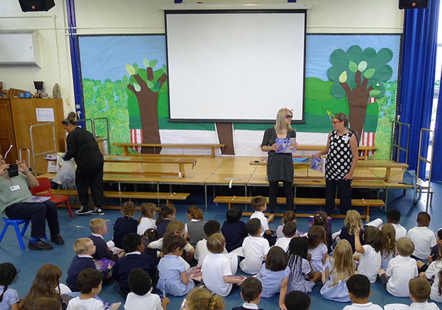 Students in a classroom during lesson