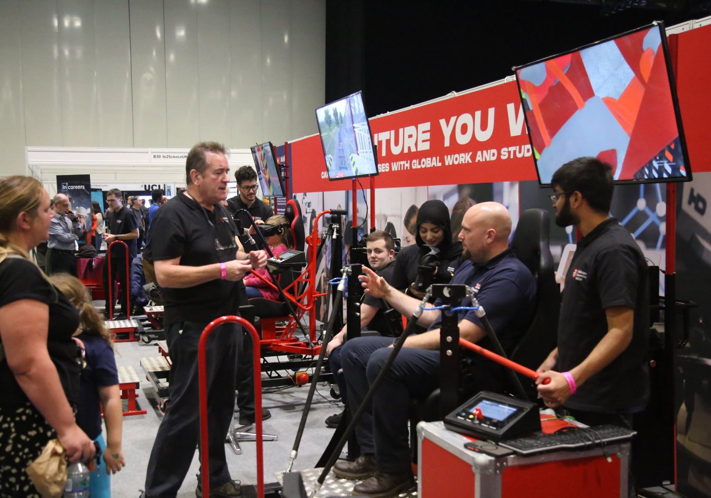 Staff and students at New Scientist event