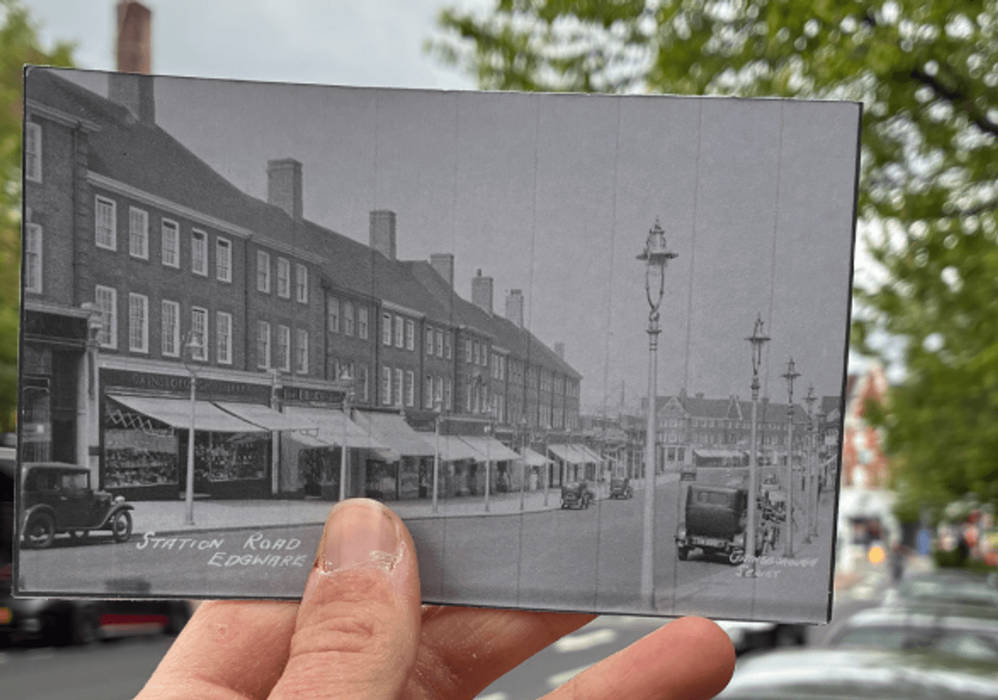 Image from a rephotography archive documenting Barnet.