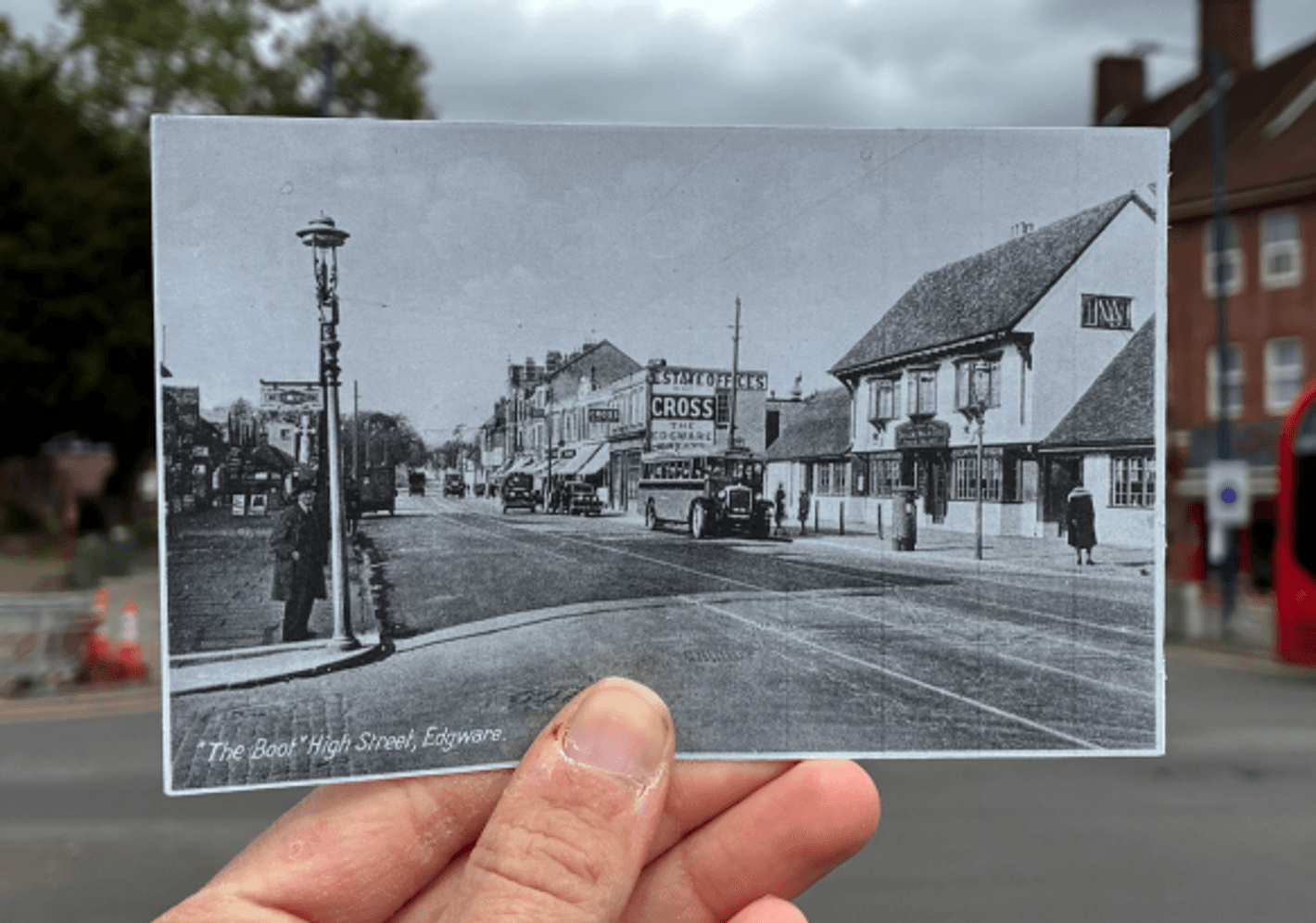 Image from a rephotography archive documenting Barnet.