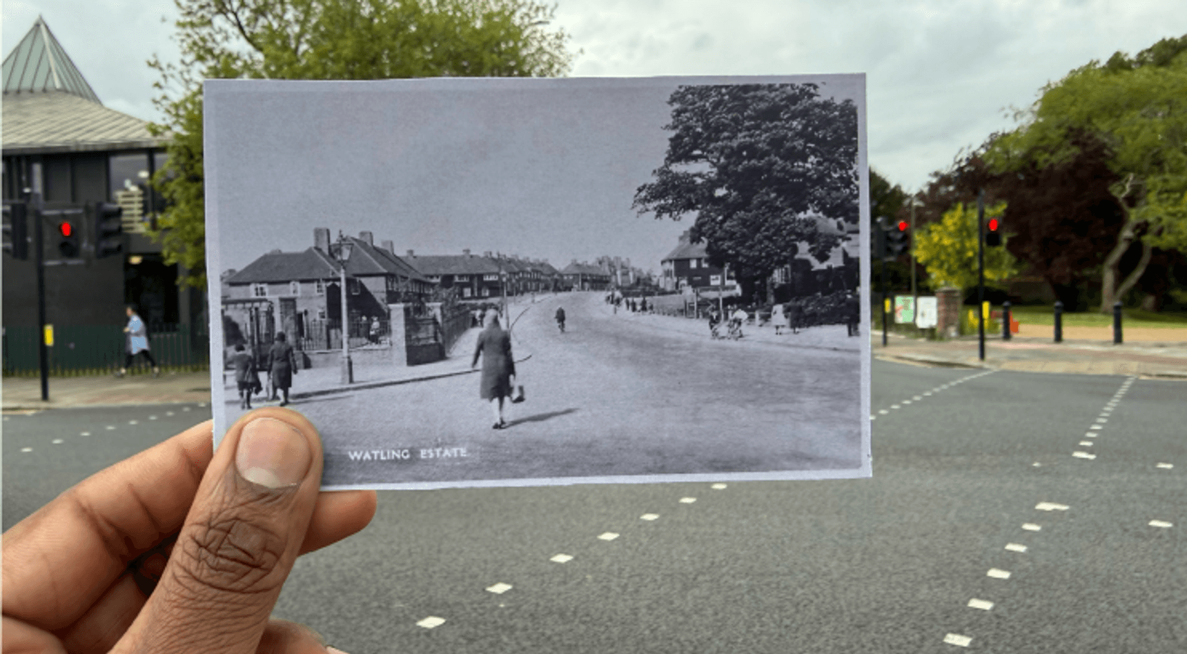 Image from a rephotography archive documenting Barnet.