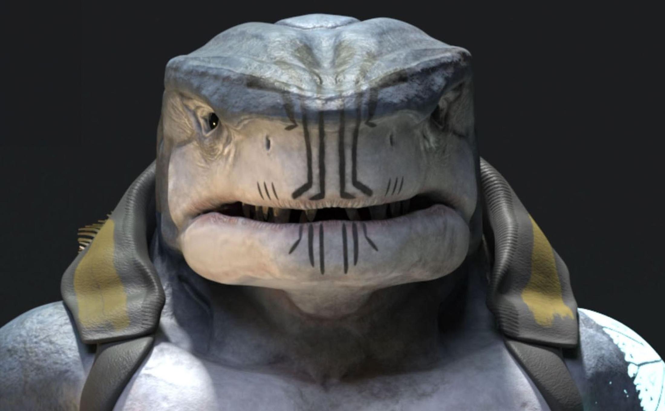 humanoid lizard warrior