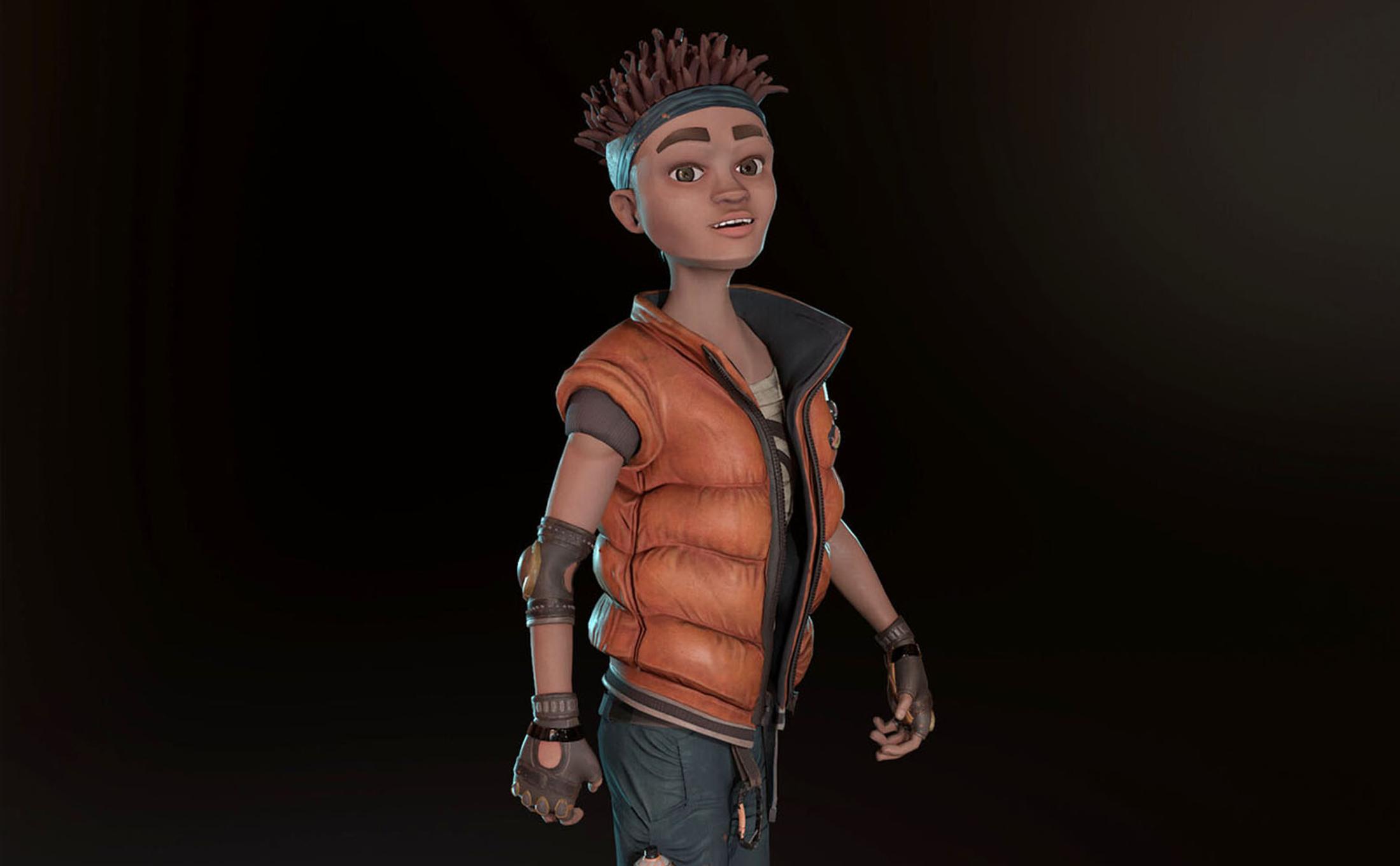 cool looking person in urban dress