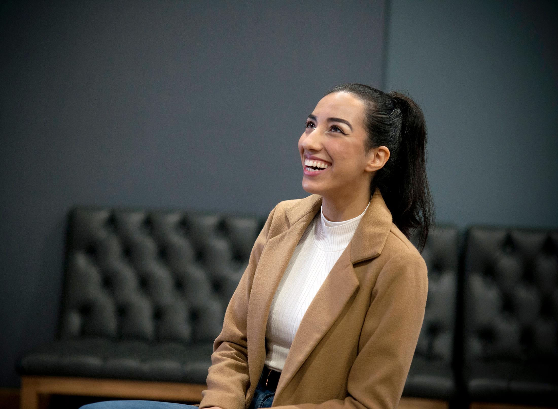 happy student