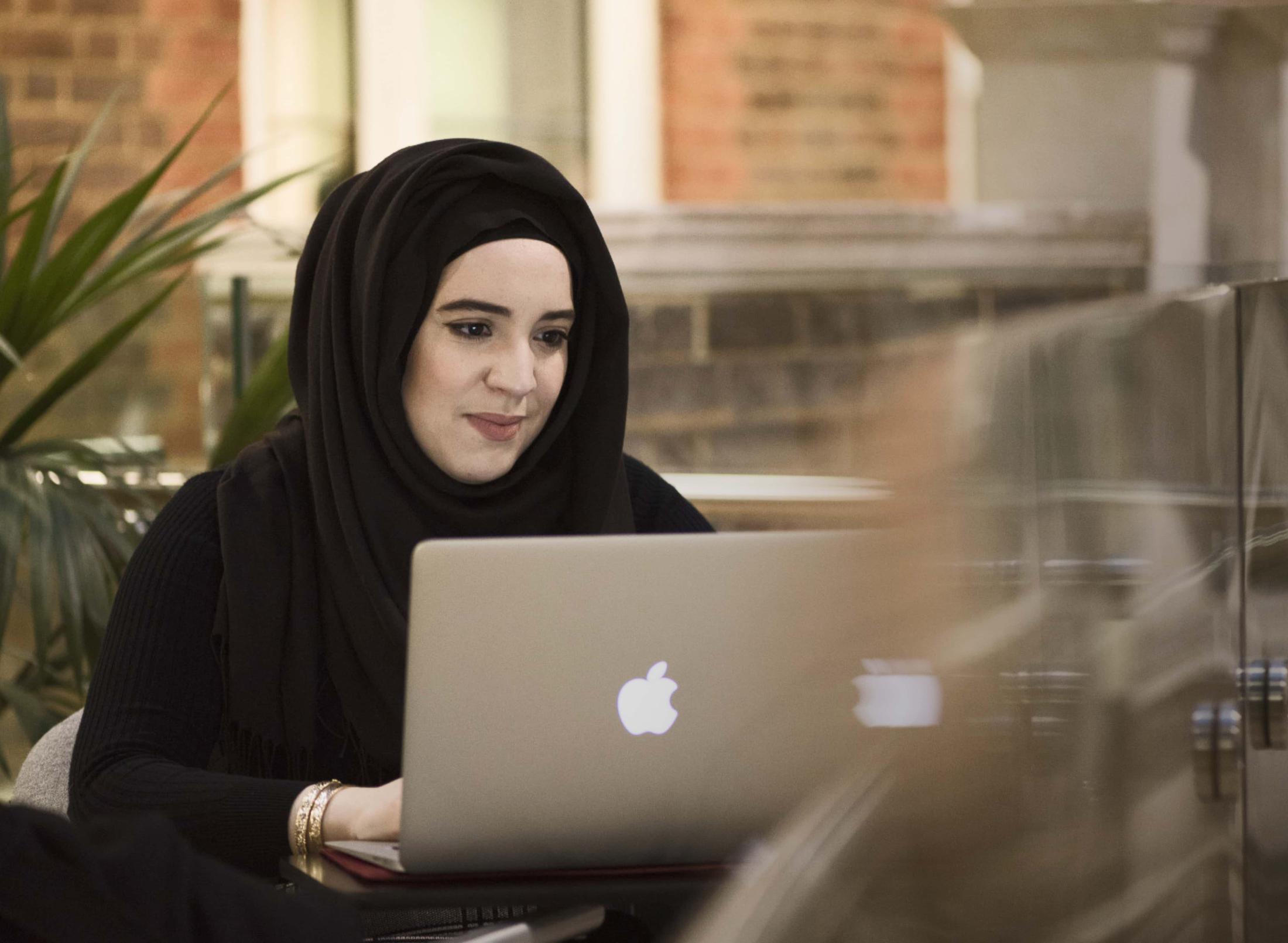 Person on laptop