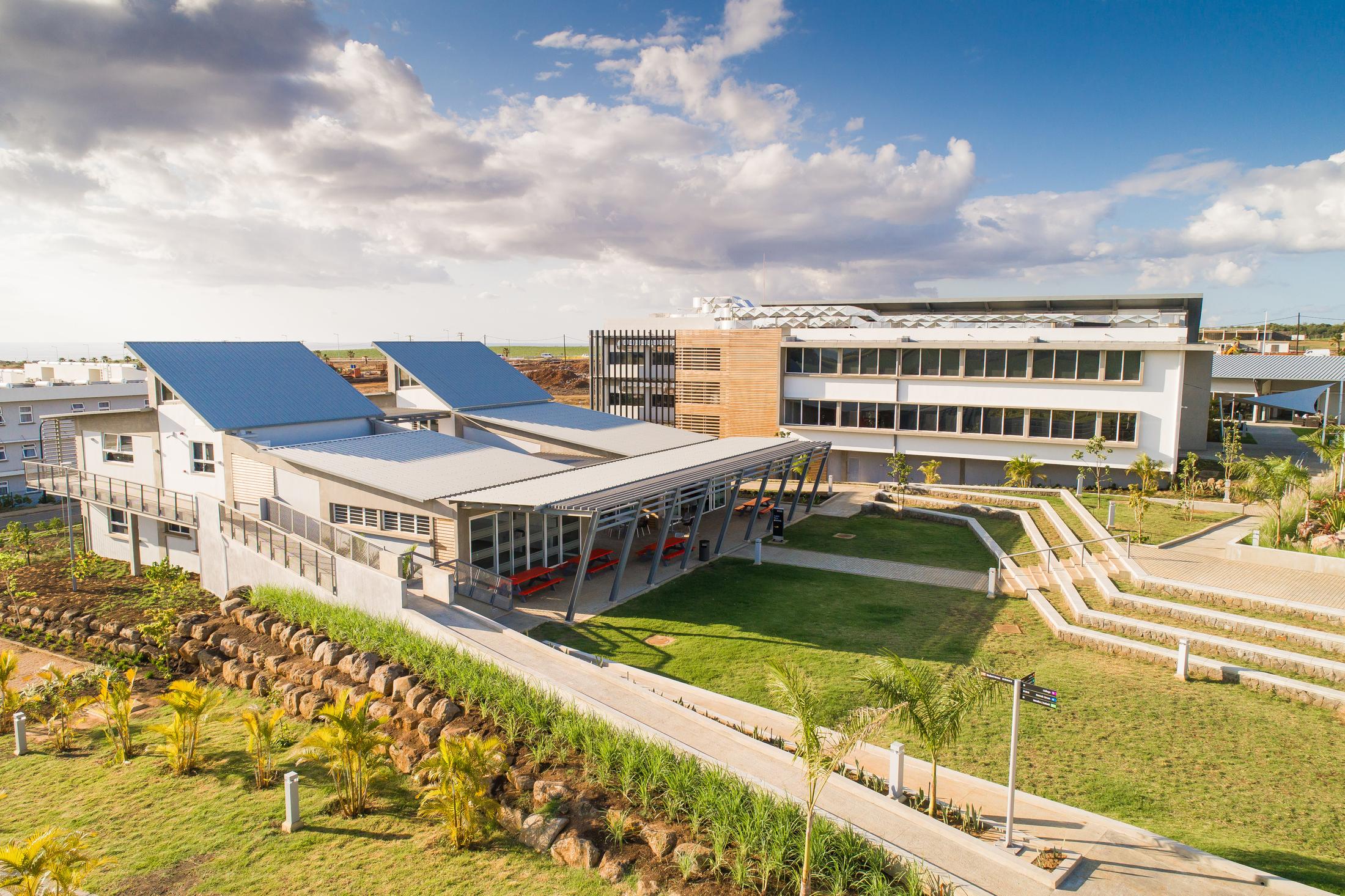 Mauritius campus building landscape