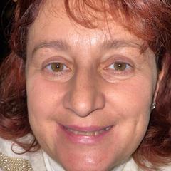 A close up shot of a woman