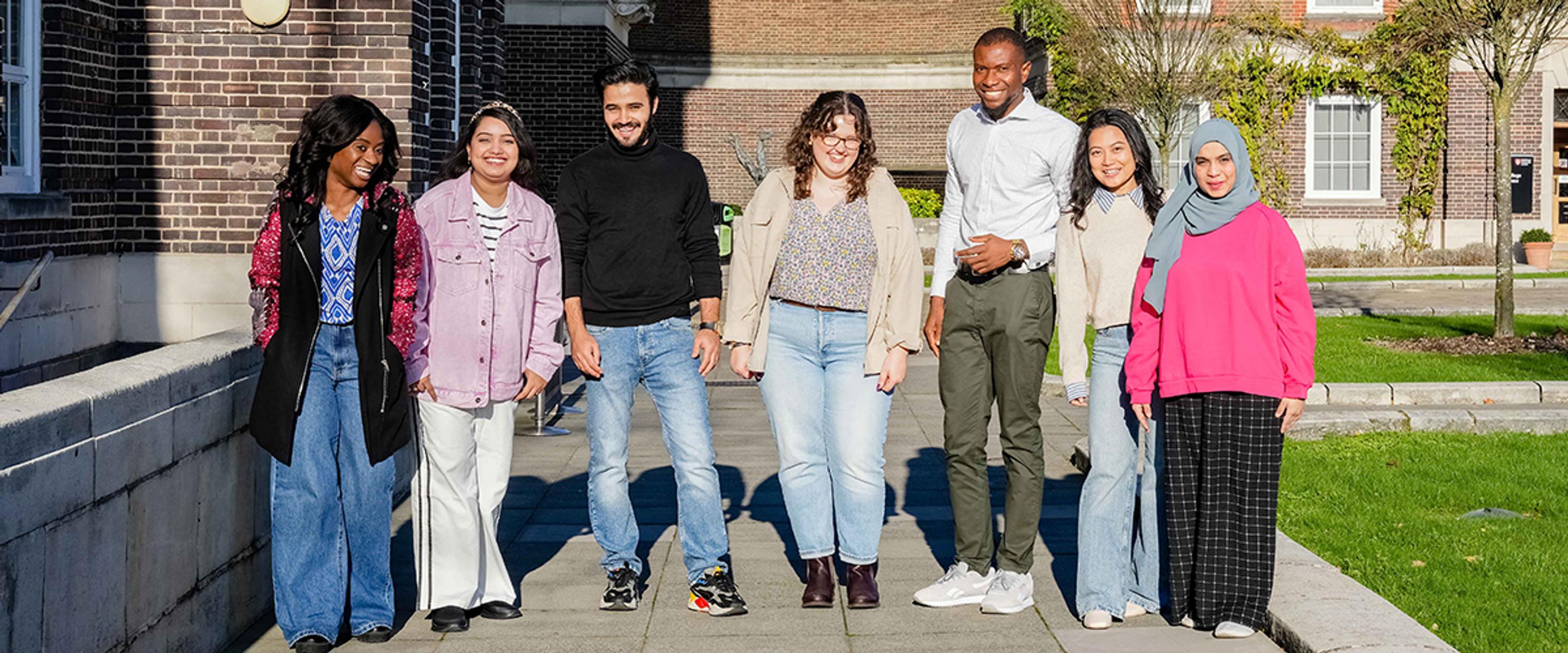 Group Image outside college