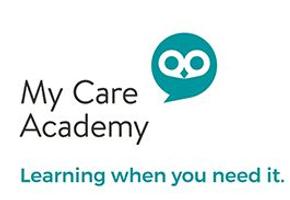 logo of and link to My Care Academy