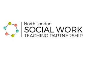 logo of and link to North London Social Work Teaching Partnership