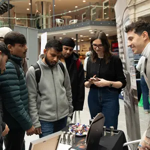 Students at Gradstock our flagship careers fair connecting them with employers from a wide range of industries and sectors.