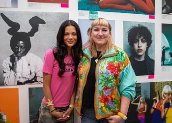 Skye Salmeron with Helen Delany