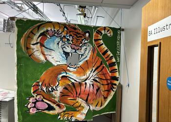 Tiger Illustration gallery from �������� Degree show 2026