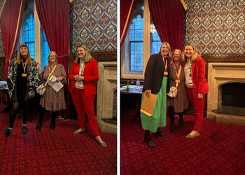 Two MDX academics with MPs