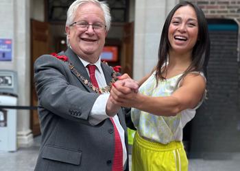 Katya Jones and Mayor - Silver Sunday 2025