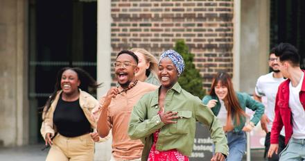 Open days students at Middlesex University