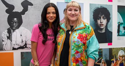 Skye Salmeron with Helen Delany