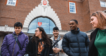 mdx students on campus