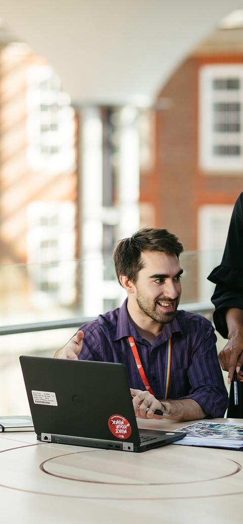 Students discussing