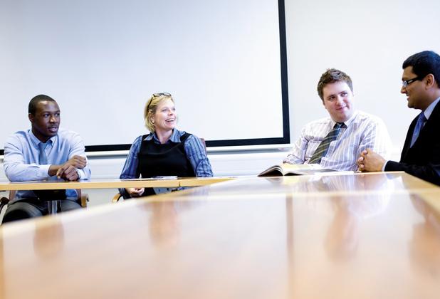 Board room meeting